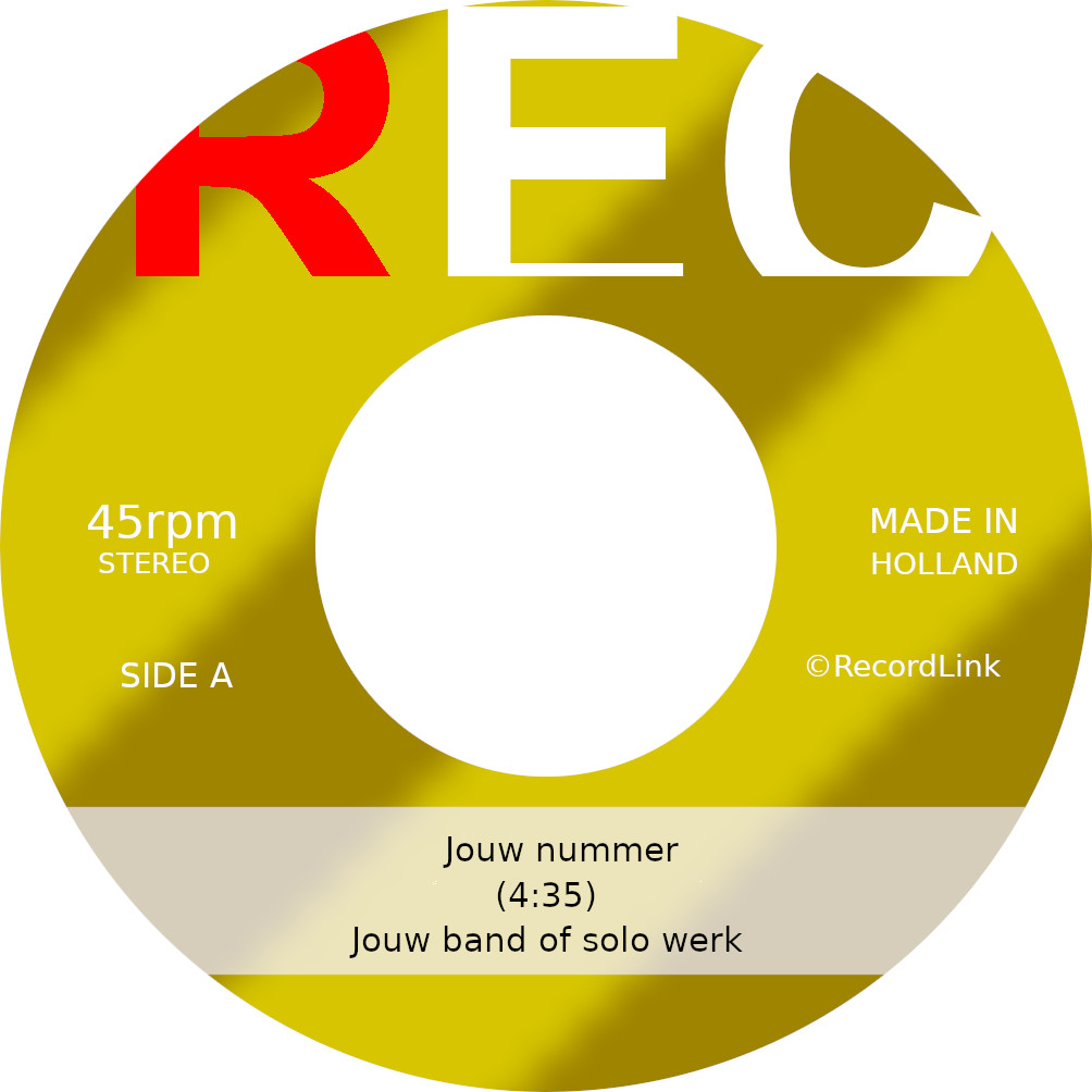 Logo en label Record-Link